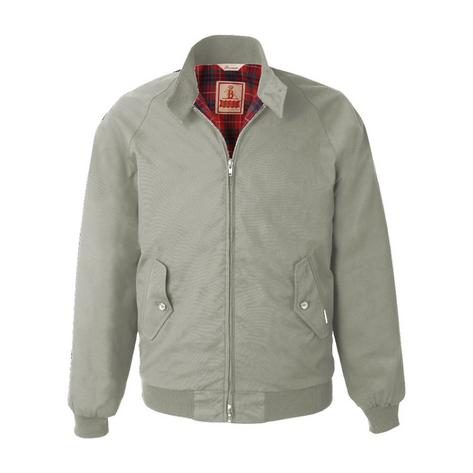 Baracuta G9 Mod Slim Fit Harrington Jacket Grey Preview